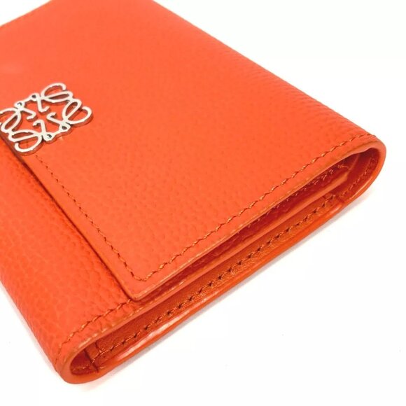 LOEWE C821S33X07 anagram Vertical wallet small Compact wallet Trifold wallet - Picture 2 of 10